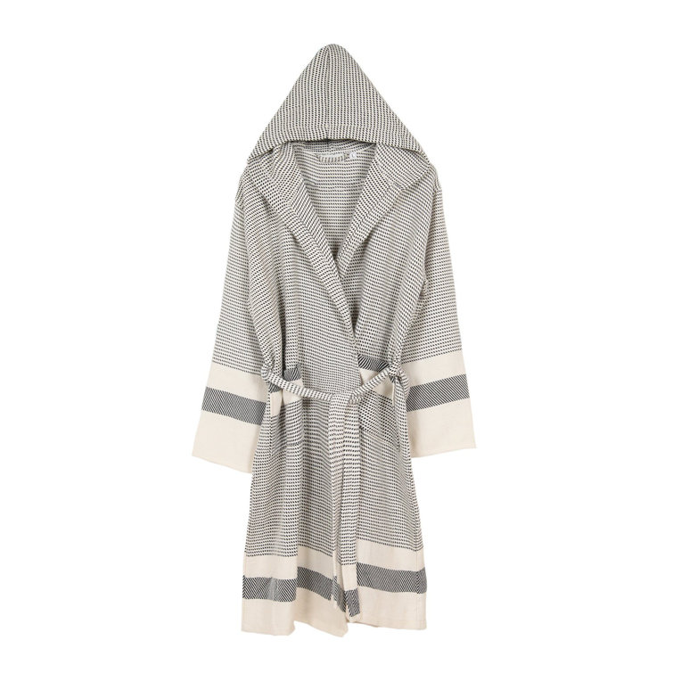 Olive&Linen Pixel 100 Turkish Cotton Waffle Bathrobe & Reviews